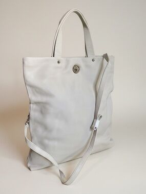 Kate Spade Mariella Foldover Tote Ivory Leather Crossbody NWT